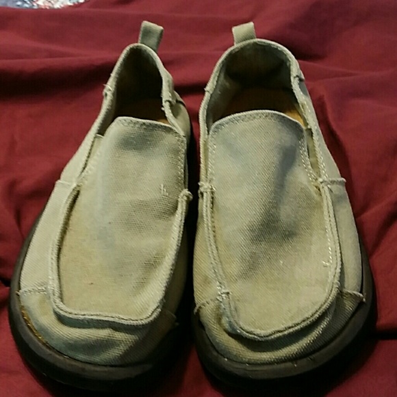 op mens canvas shoes